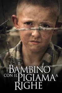 Il bambino con il pigiama a righe